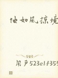 他如风掠境