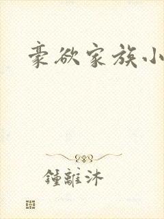 豪欲家族小说