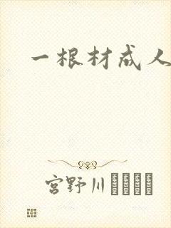 一根材成人封面
