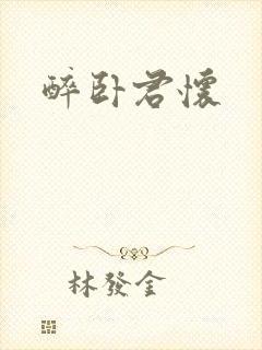 醉卧君怀封面