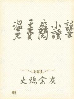 温柔瘾小说全文免费阅读笔趣阁封面