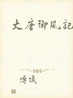 大唐御风记封面