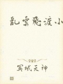 乱云飞渡小说封面