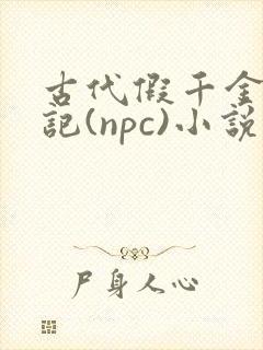 古代假千金挨日记(npc)小说封面