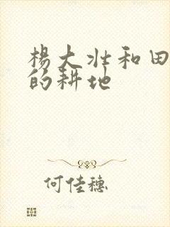 杨大壮和田桂花的耕地封面