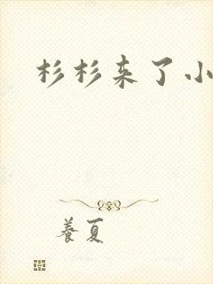 杉杉来了小说