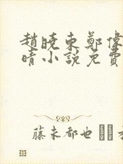 赵晓东郑伟吴雪晴小说免费阅读