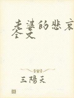 老婆的悲哀小说全文