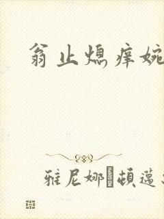 翁止熄痒婉燕封面