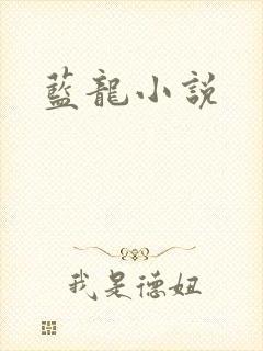 蓝龙小说封面