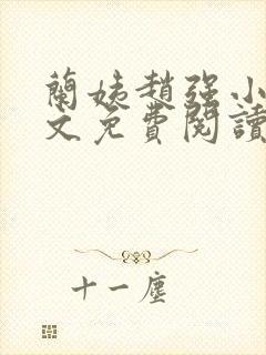 兰姨赵强小说全文免费阅读