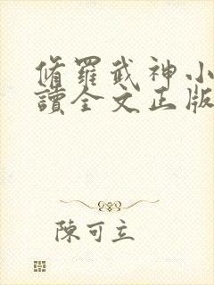 修罗武神小说阅读全文正版封面