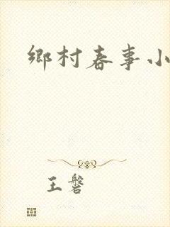 乡村春事小说封面