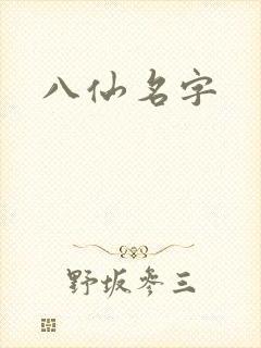 八仙名字封面