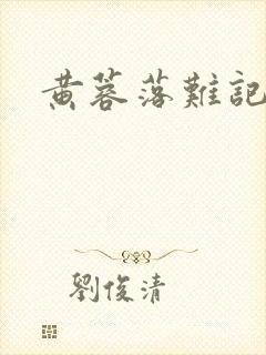 黄蓉落难记封面
