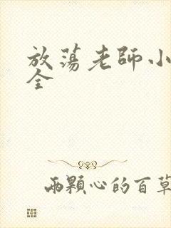 放荡老师小说大全