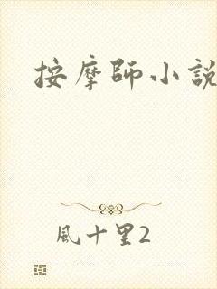 按摩师小说封面