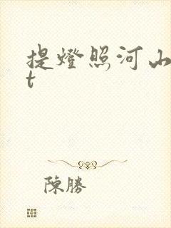 提灯照河山txt