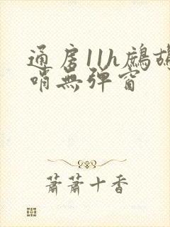 通房11h鹧鸪哨无弹窗封面