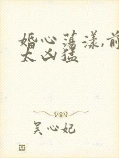 婚心荡漾,前夫太凶猛