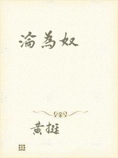沦为奴封面