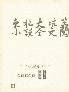 东北大坑第二部小说全文阅读