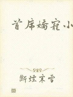 首席娇宠小情人