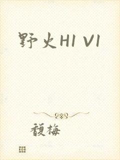 野火H1 V1封面