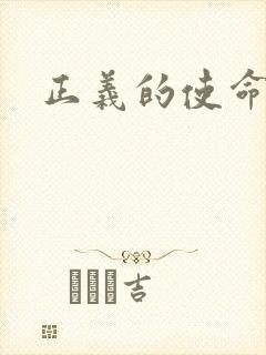 正义的使命小说