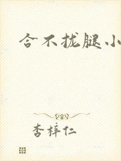 合不拢腿小说