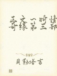正文～畸情内裤奇缘第三部