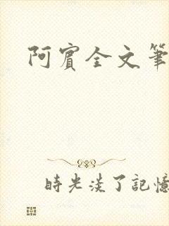 阿宾全文笔趣阁