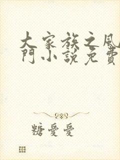 大家族之风流豪门小说免费阅读封面
