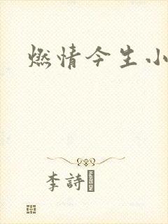 燃情今生小说