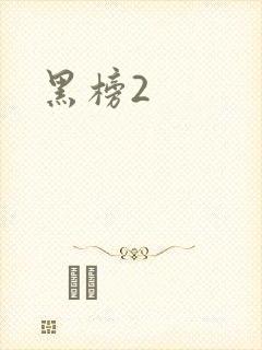 黑榜2封面