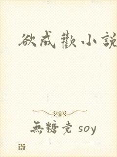 欲成欢小说