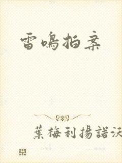 雷鸣拍案