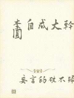 李自成大干陈圆圆