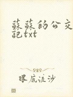苏苏的公交车日记txt