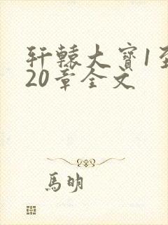 轩辕大宝1至720章全文