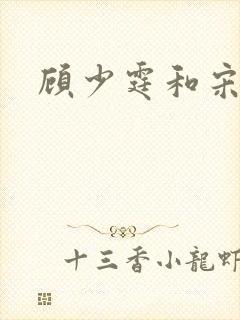 顾少霆和宋斯曼