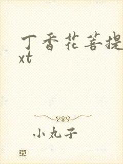 丁香花菩提树txt
