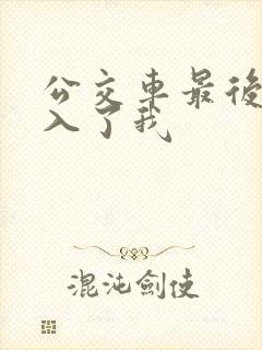 公交车最后一排入了我