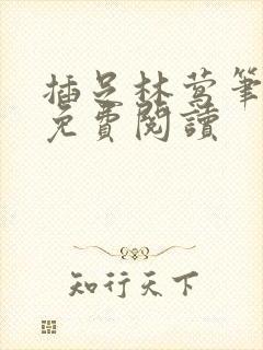 插足林莺笔趣阁免费阅读封面