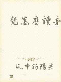 梵怎么读音