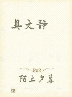 具文静封面