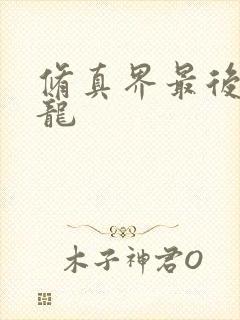 修真界最后一条龙