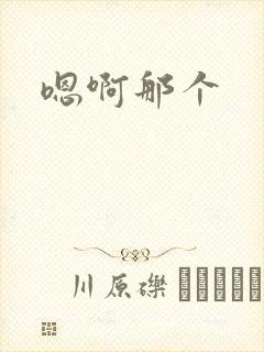 嗯啊那个