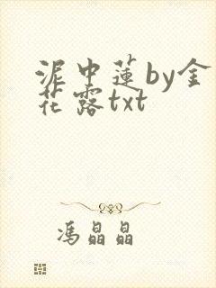 泥中莲by金银花露txt封面
