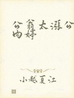 公翁太涨公欲息肉婷